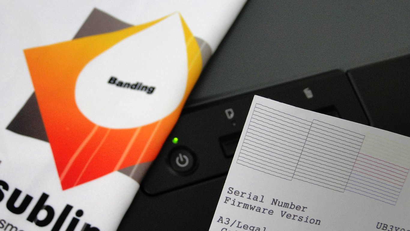 Falha de Impressão com a Impressora Sublimática